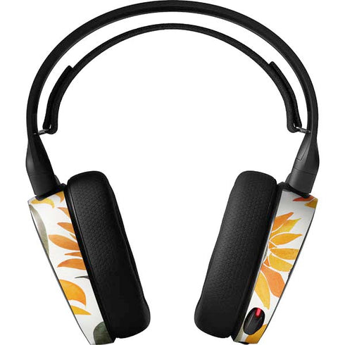 Cat Coq Yellow Sunflower SteelSeries Arctis 3 Skin